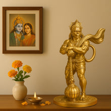 Powerful Standing Hanuman Sculpture
