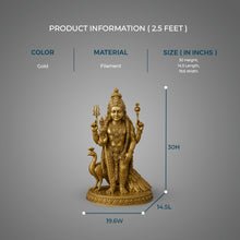Powerful Standing Murugan Sculpture