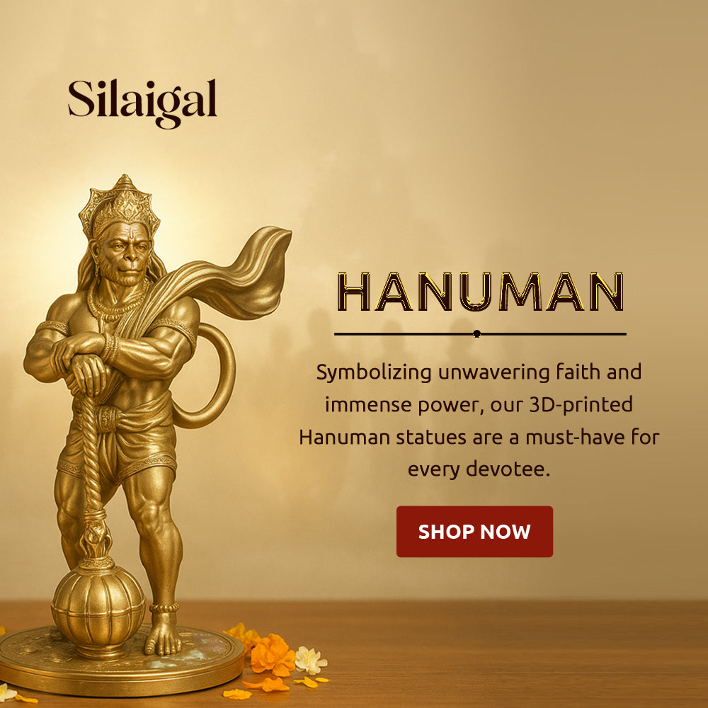 Powerful Standing Hanuman Sculpture m