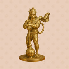 Powerful Standing Hanuman Sculpture