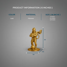 Powerful Standing Hanuman Sculpture