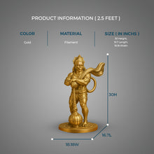 Powerful Standing Hanuman Sculpture